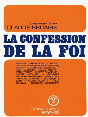 cover image of La Confession de la foi chrétienne